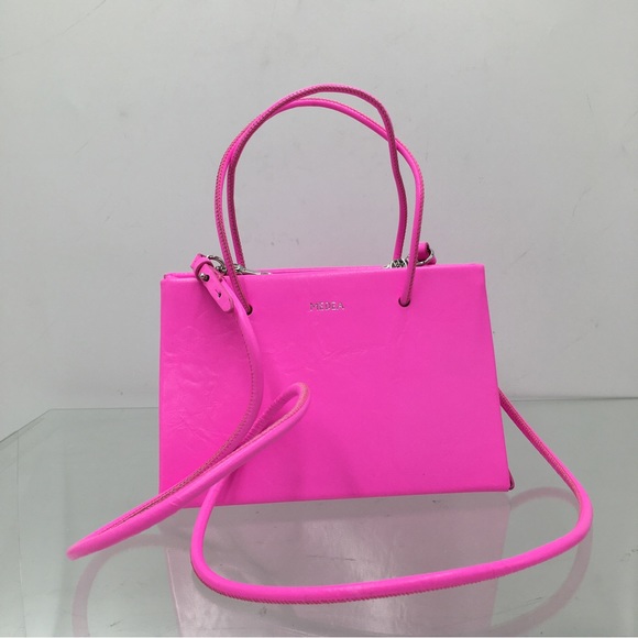 Medea Cydonia Mini Handbag Neon Pink - Picture 4 of 16
